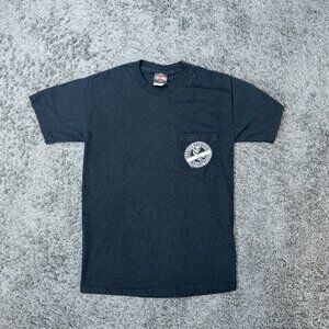 Harley-Davidson Shirt Small Landers Toad Suck Conway Arkansas Frog Biker Pocket